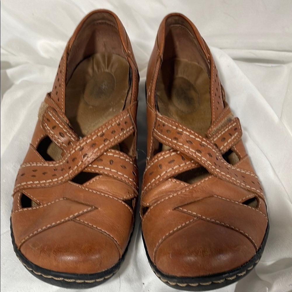 Women's Tan Leather Shoes
